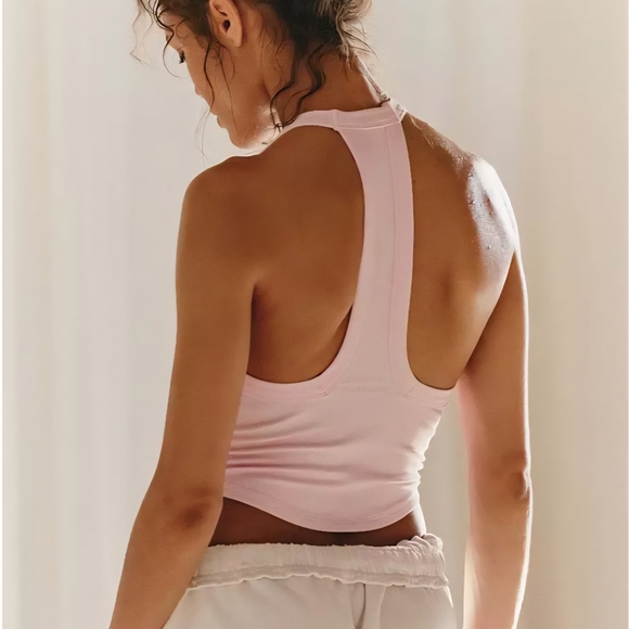 FP Movement All Clear V Neck Cami in Powder Pink, NWT - Picture 4 of 10